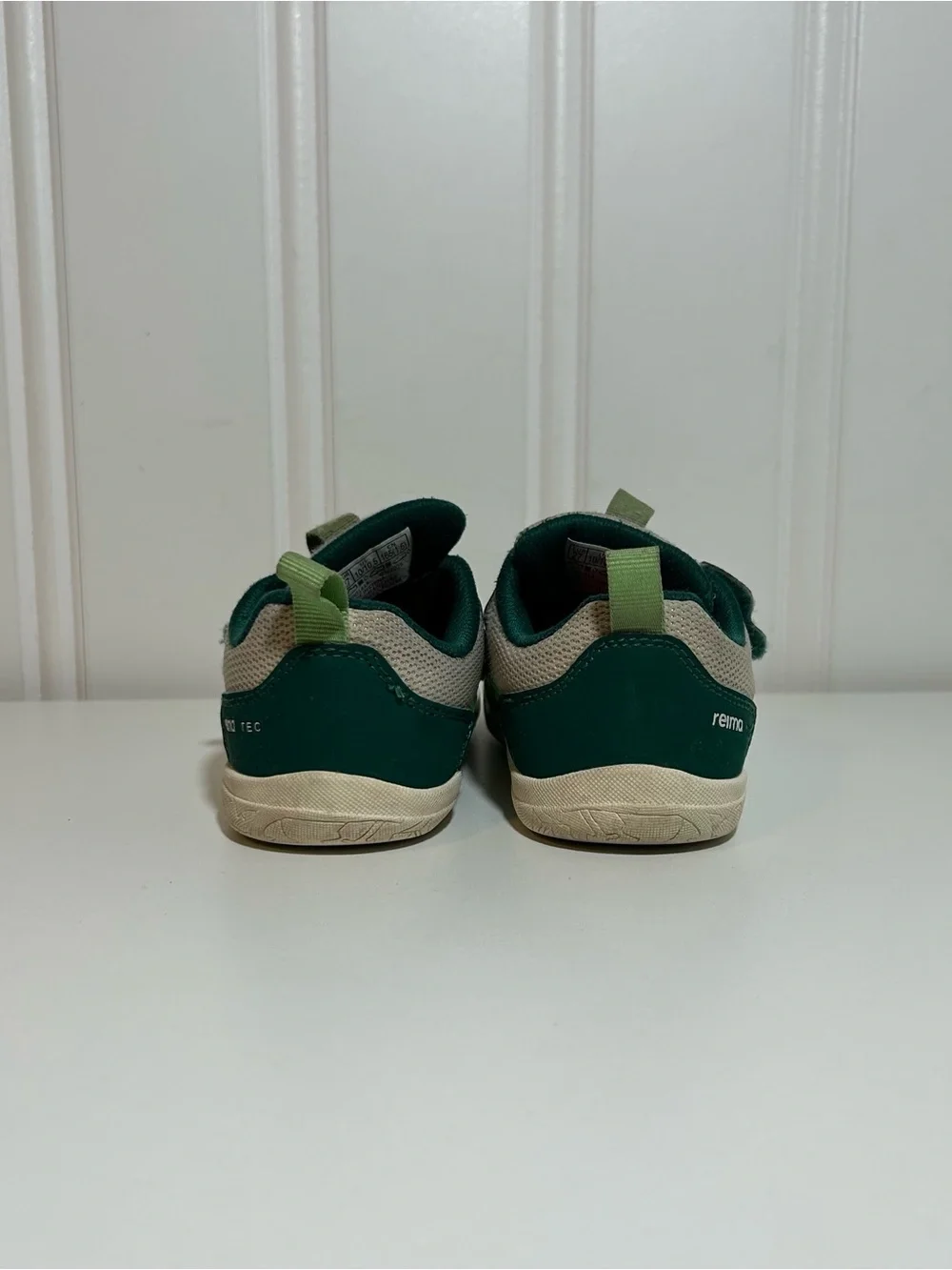 Reima Tec Kids Green Mesh & Synthetic Sneaker